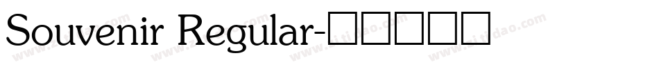 Souvenir Regular字体转换